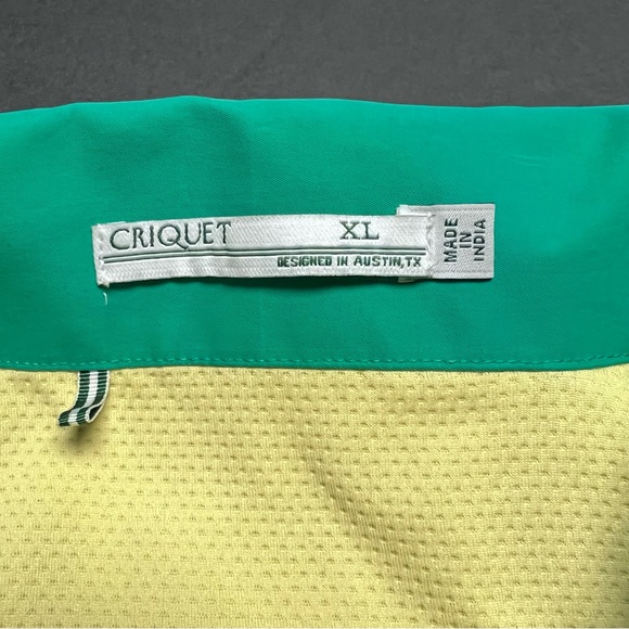 Criquet x Pardon My Take Colorblock Lined Golf Windbreaker Jacket Size: XL - Picture 7 of 11